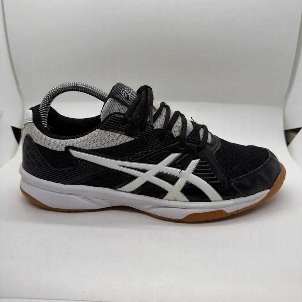 Asics Shoes Womens 9 Gel Upcourt 3 Volleyball Shoe 1072A031 Laced Up Black Slip
